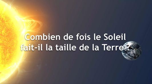 Comparaison taille Soleil Terre