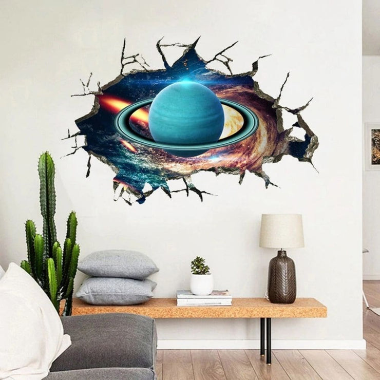 Sticker Mural 3D Uranus