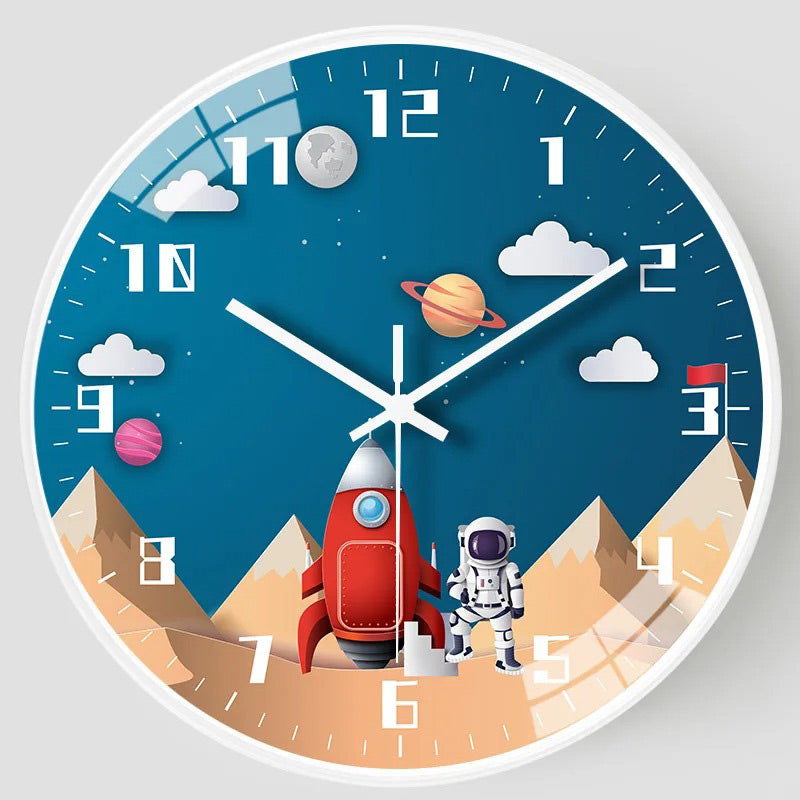 Horloge murale objectif Lune