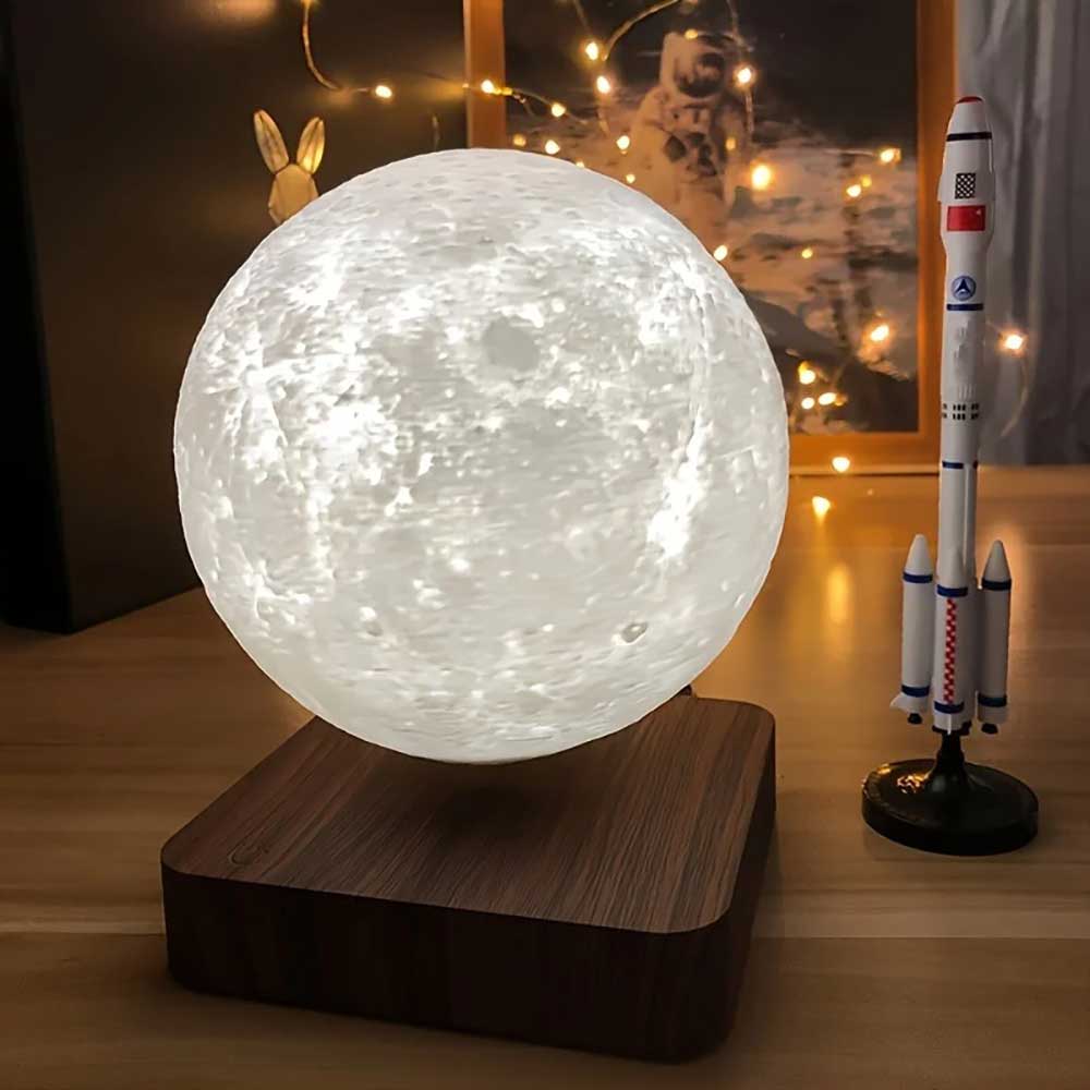 Lampe-lunaire-flottante-magnetique