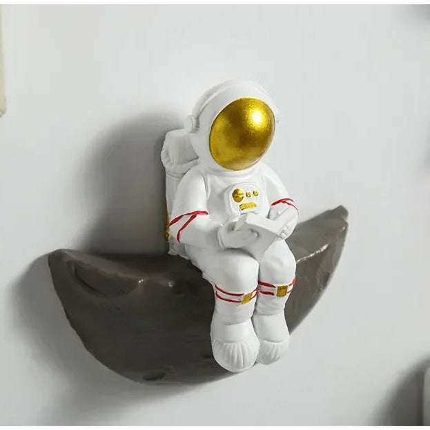 figurine decoration murale Astronaute asteroide