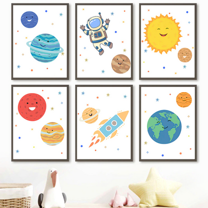Affiche Fusée pour bébé