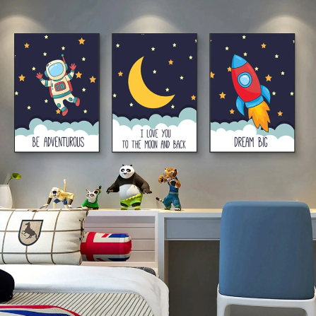 affiche astronaute enfant