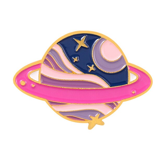 Pin's Planète Rose