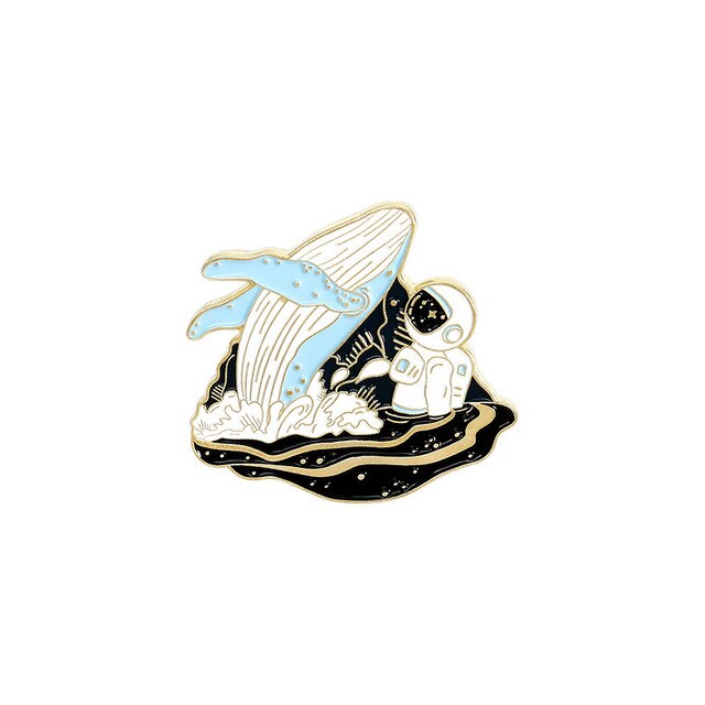 Pin's Astronaute Aquatique