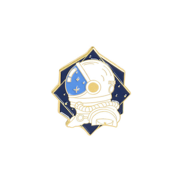 Pin's Astronaute Profil