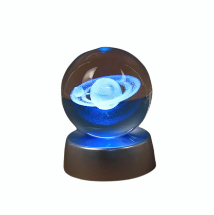 Boule de Cristal 3D Saturne