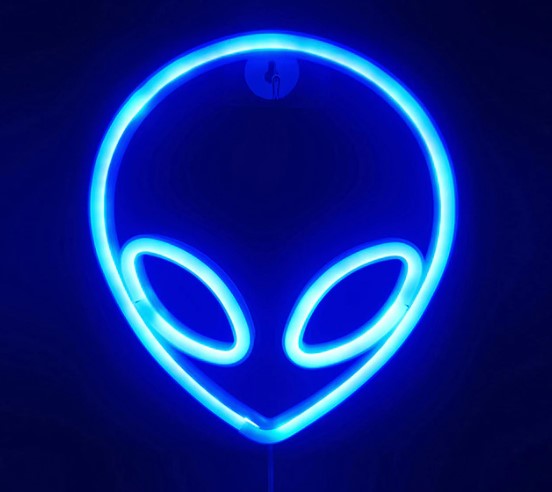 Lampe Néon Alien