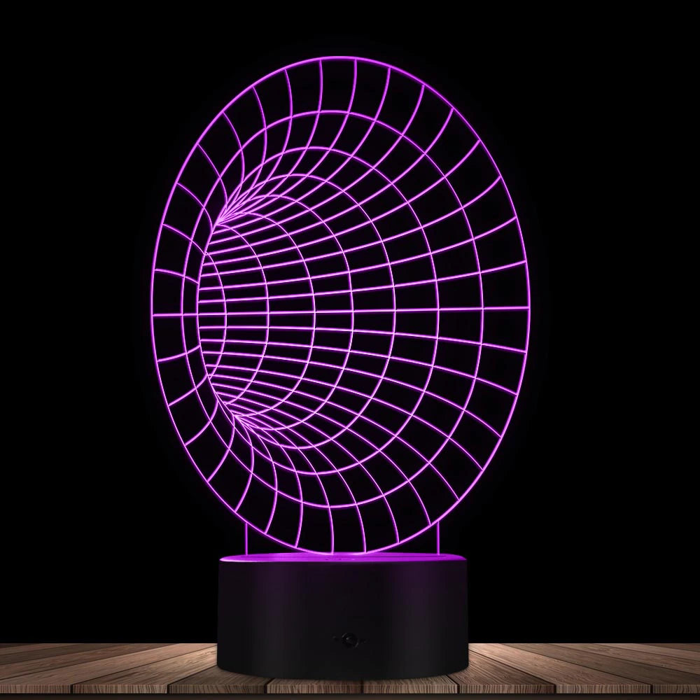 Lampe Space Tunnel 3D