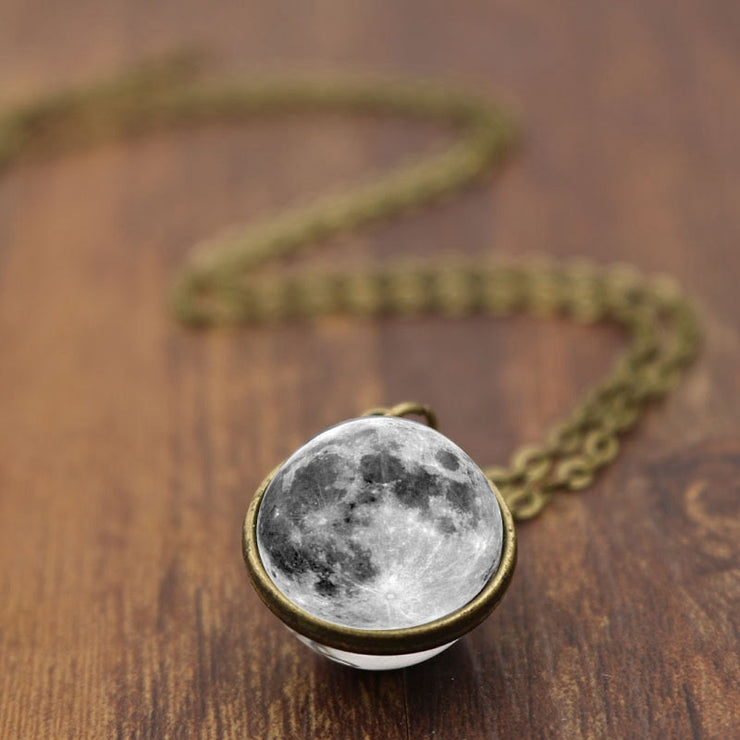Collier pendentif Pleine Lune