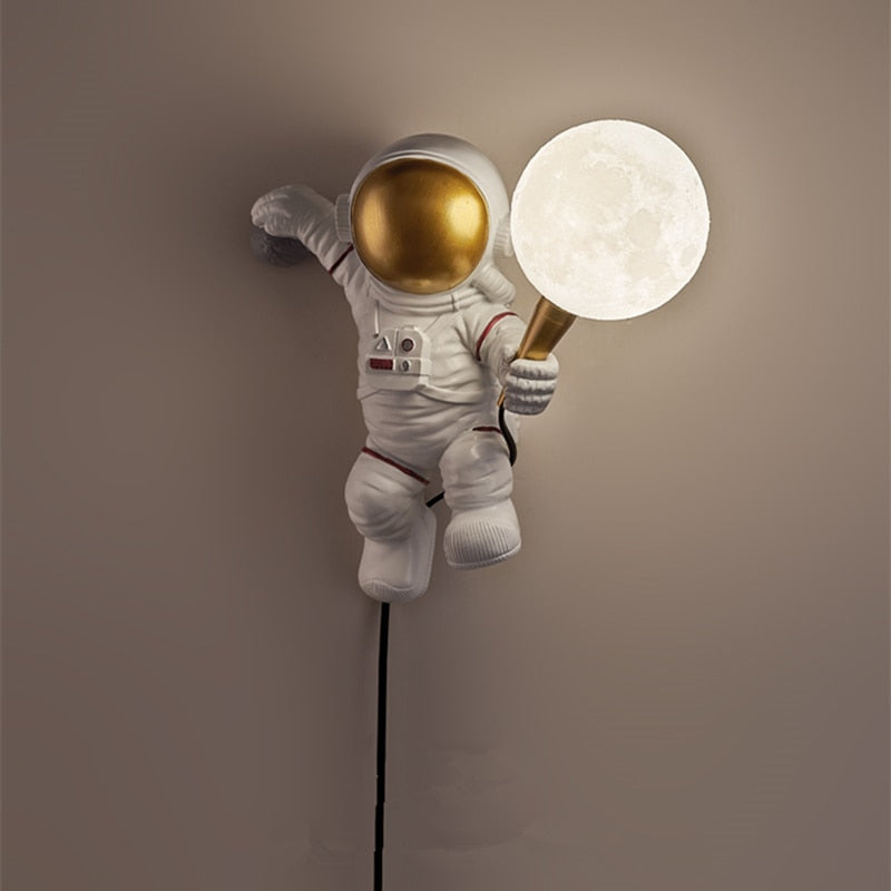 Lampe murale Astronaute et Lune