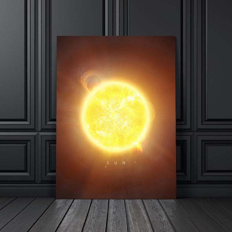 Poster futuriste Soleil