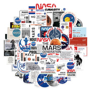 Lot 50 stickers NASA