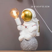 Lampe Figurine Astronaute Astéroïde