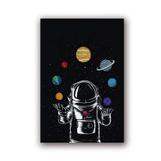 Poster Astronaute jongleur