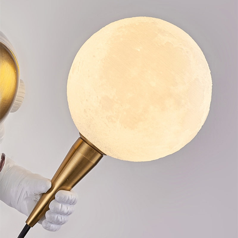 Lampe murale Astronaute et Lune