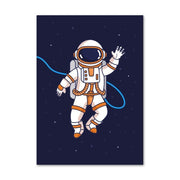 Affiches Astronaute Cartoon