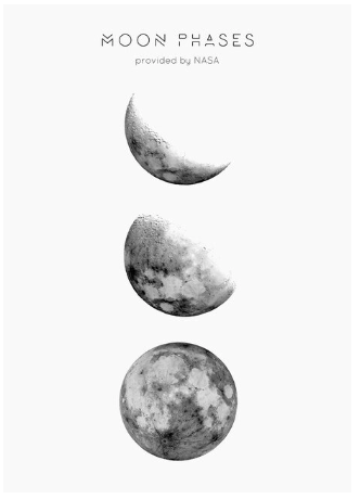 Poster Croissant de Lune