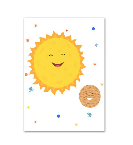 Poster Soleil enfant