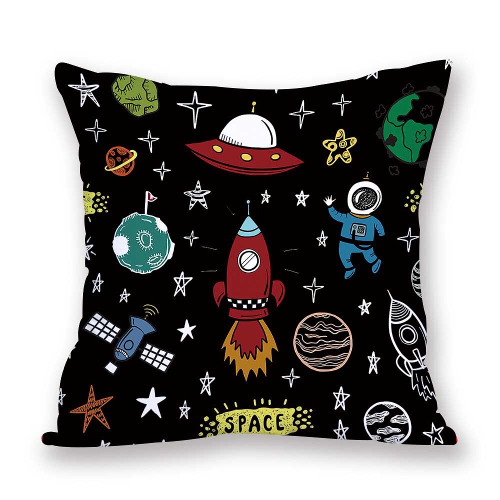 Housse de coussin Space Rocket