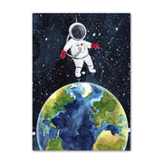 Poster enfant astronaute