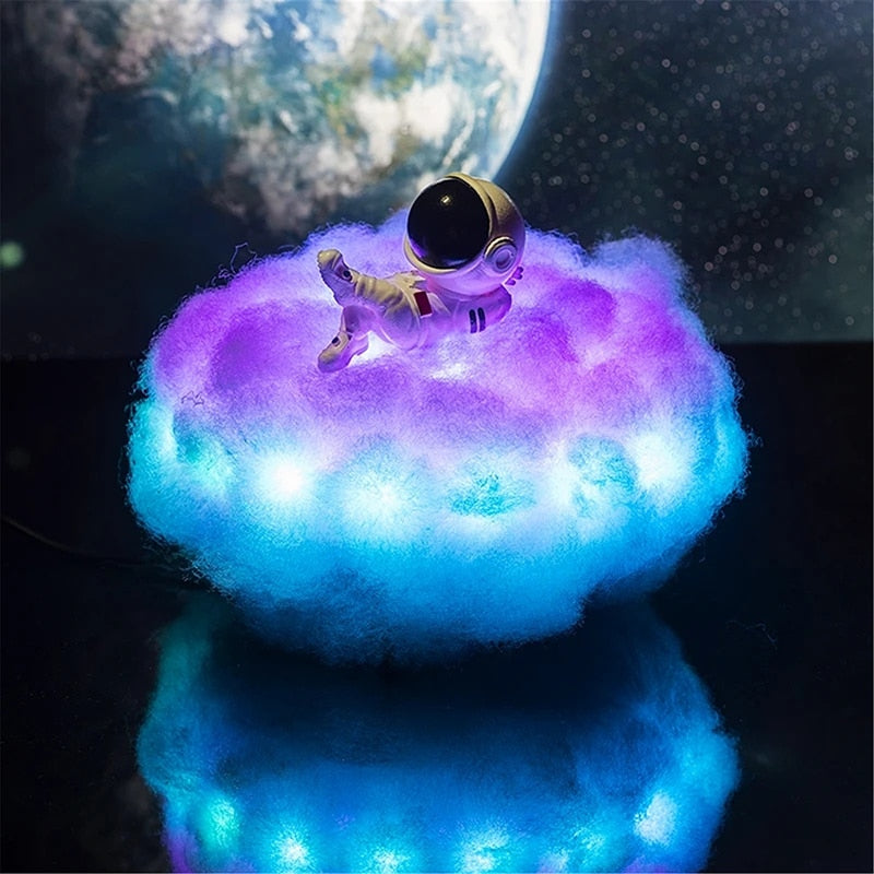 Lampe ambiance Astronaute sur son nuage