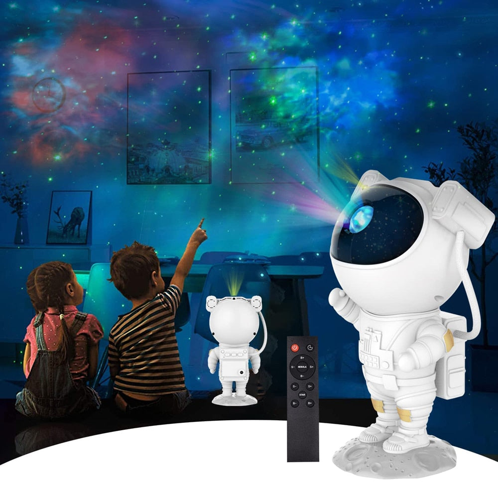 Lampe astronaute projecteur de Galaxies