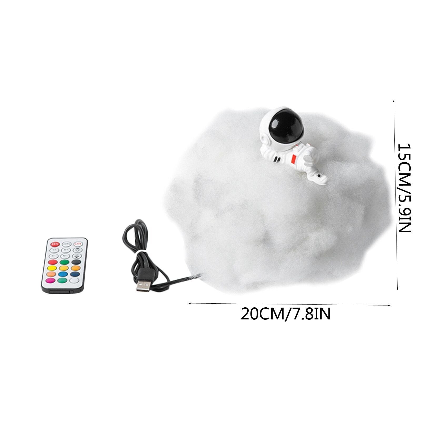 Lampe ambiance Astronaute sur son nuage