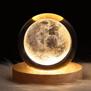 Boule de cristal lumineuse Pleine Lune