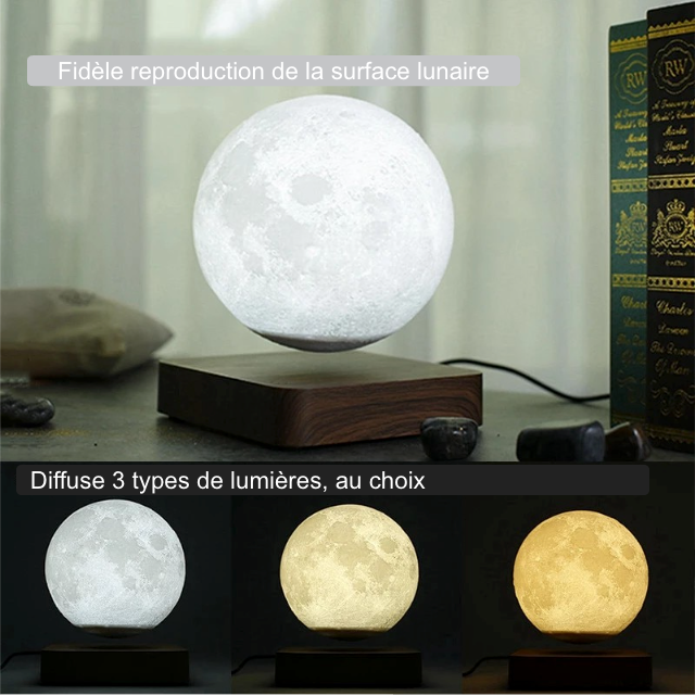 Lampe Lune flottante