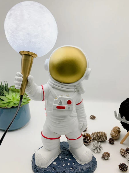 Lampe de chevet Astronaute et Lune