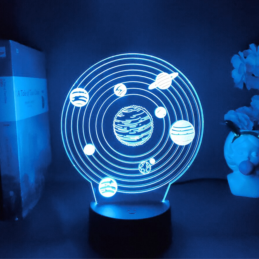 Lampe 3D Système Solaire