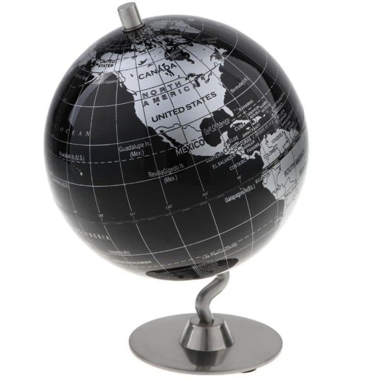 Globe Terrestre Rétro Métal