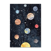 Affiche décorative Planètes de l'Univers