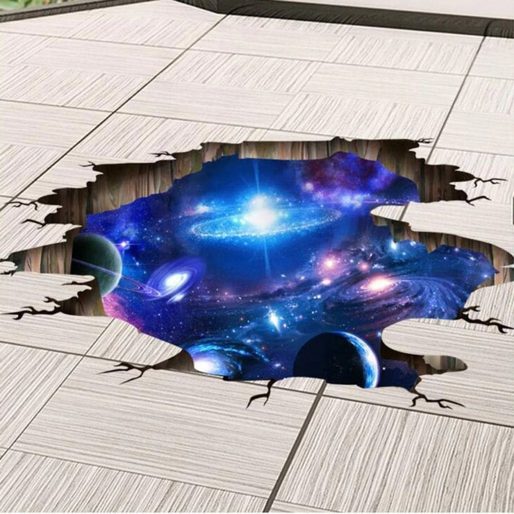 Autocollant 3D Mural Univers Galactique