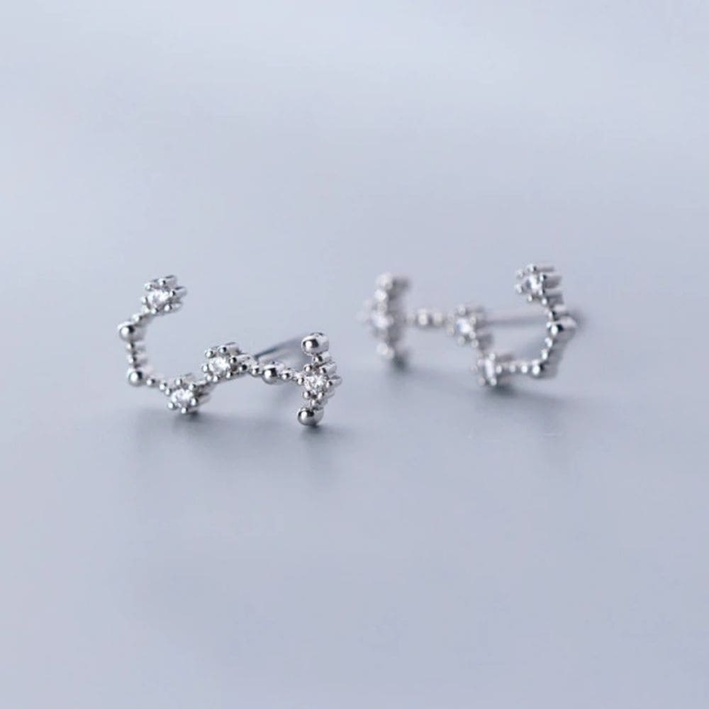 Boucle d'oreilles Constellation du Scorpion