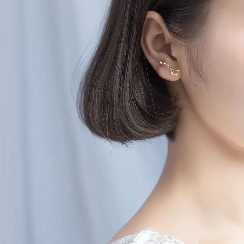 Boucle d'oreilles Grande Ourse