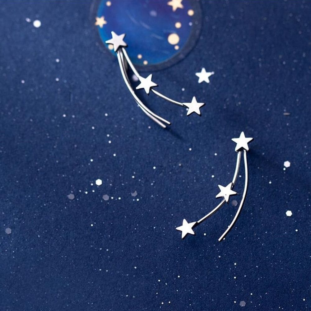 Boucles d'oreilles Étoiles Filantes