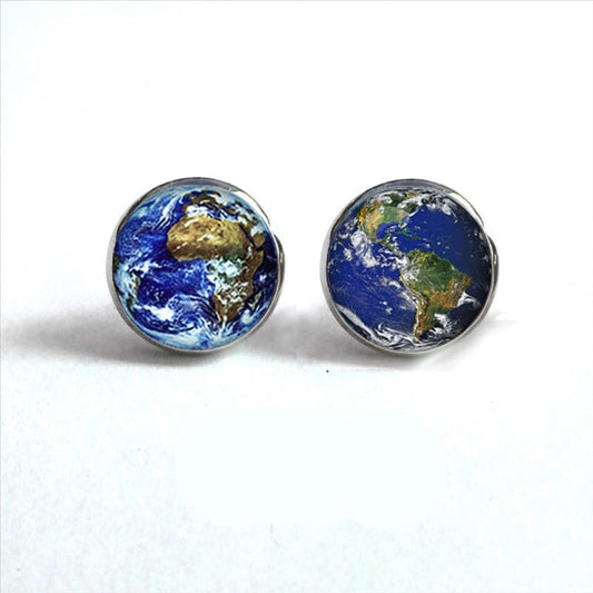 Boucles d'oreilles Planète Terre