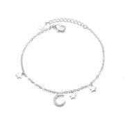 Bracelet mini Lune et Etoiles