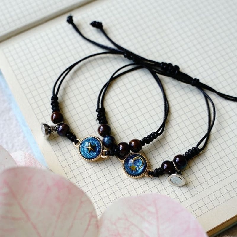 Bracelet en cordon etoile