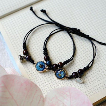 Bracelet en cordon etoile