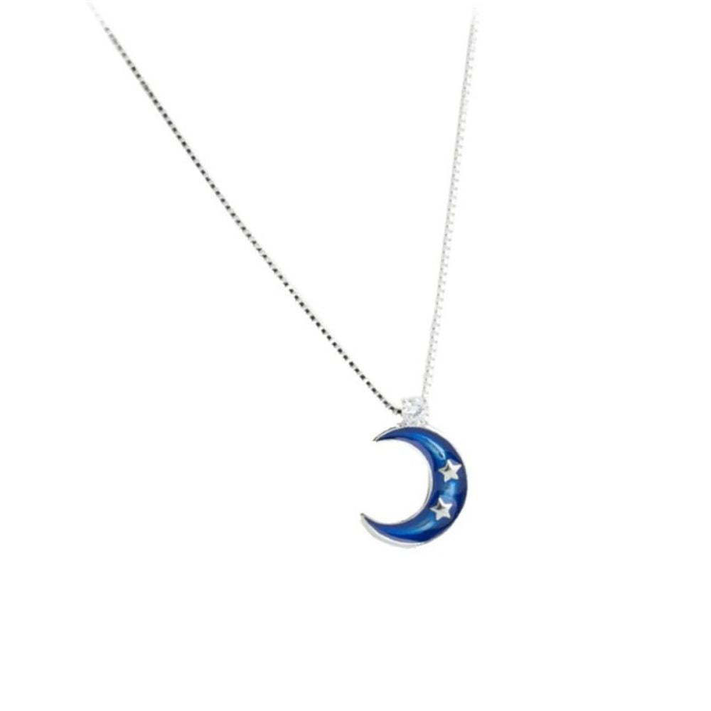 Collier Pendentif Croissant de Lune