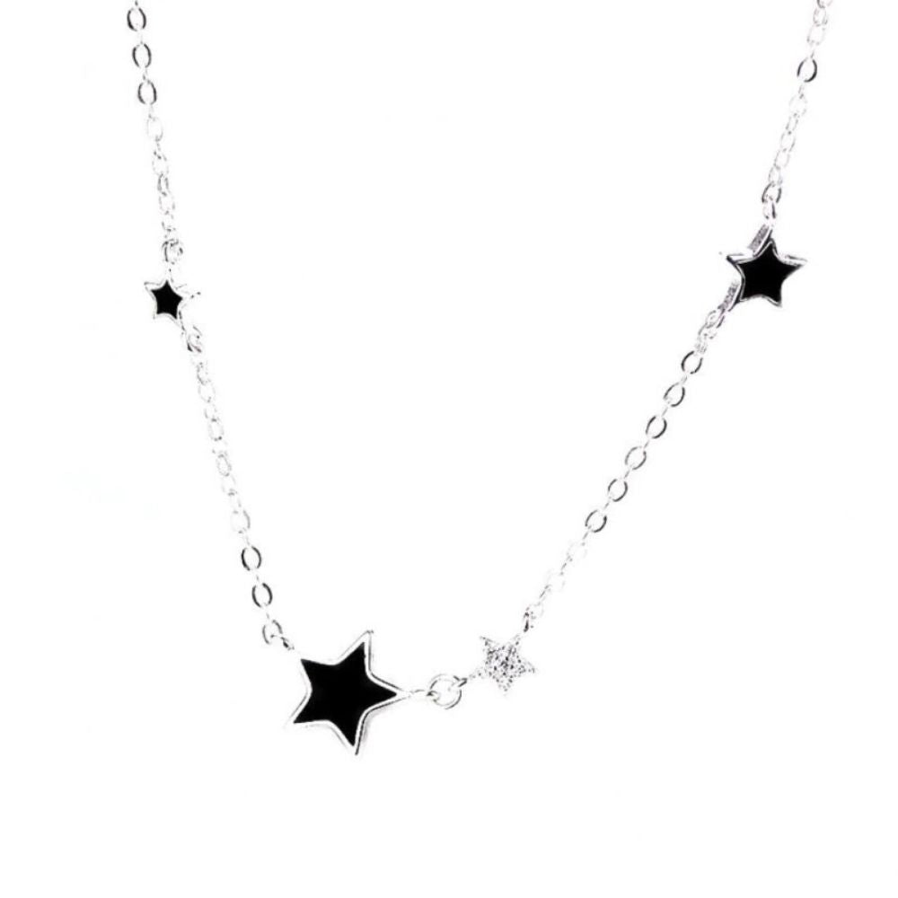 Collier Petite Étoile Noire