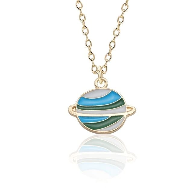 Collier Petite Planète Saturne