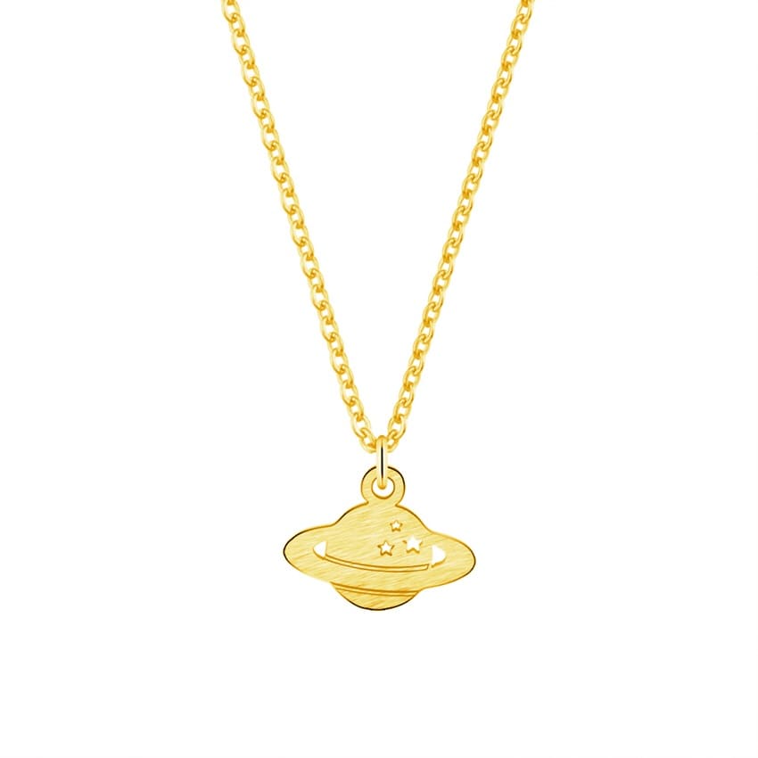 Collier Planète Anneau Saturne