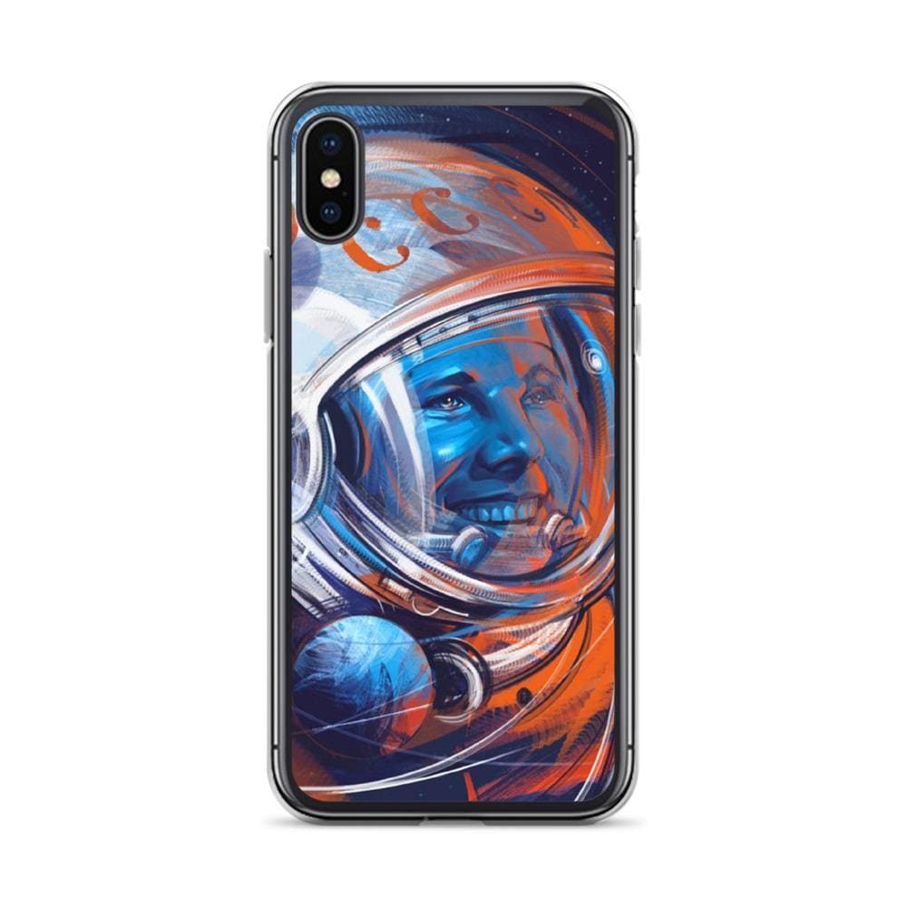 coque iphone X XS gagarine urss