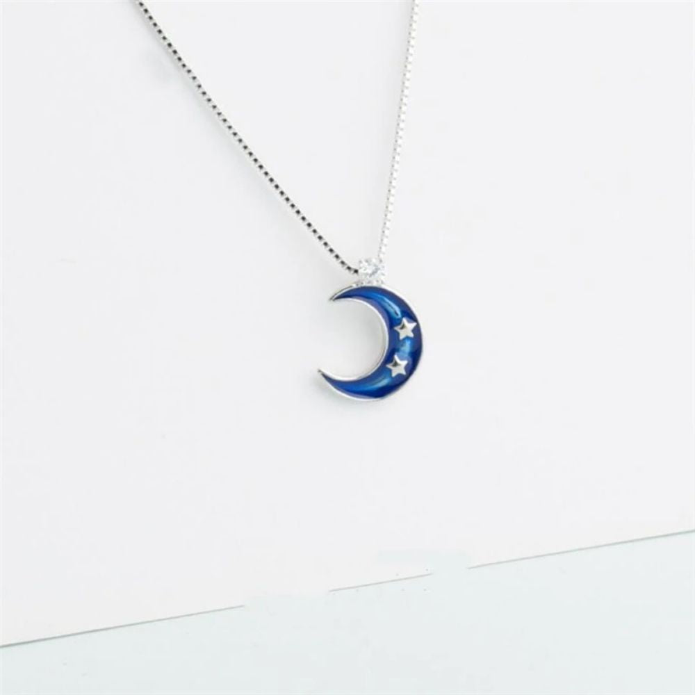 Collier Pendentif Croissant de Lune