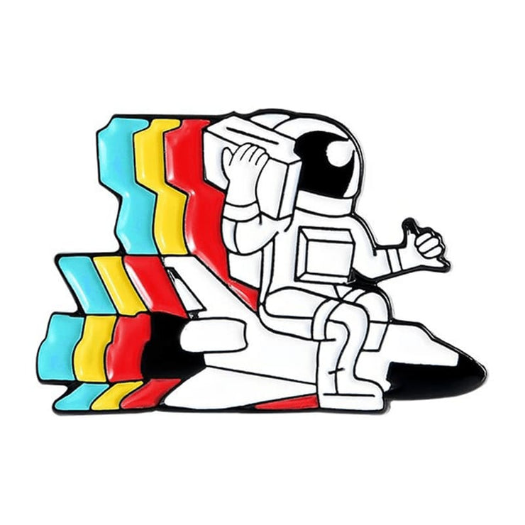 Pin's Astronaute Relax