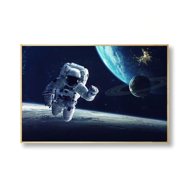 Poster Astronaute dans l'Espace